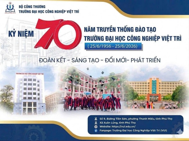 Sôi nổi chuỗi hoạt động chào mừng Kỷ niệm 70 năm truyền thống và 15 năm đào tạo trình độ đại học Trường Đại học Công nghiệp Việt Trì